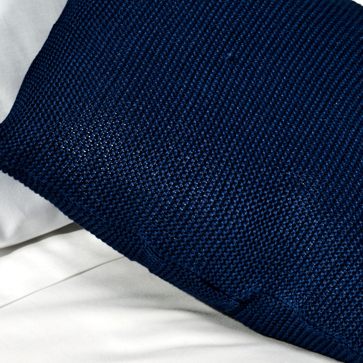 01 01 0484 Capa Almofada 40x40 Tricot Infinite Marinho 002